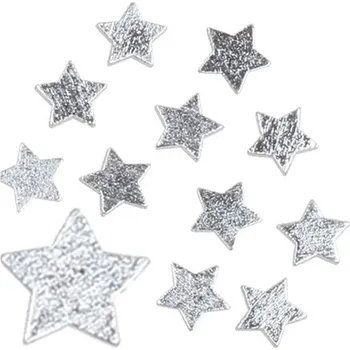 Vánoce Anděl Přerov s.r.o. Hvězdičky dřevěné 3,5 cm, 12 ks - výběr barvy Barva (komplet): Stříbrná