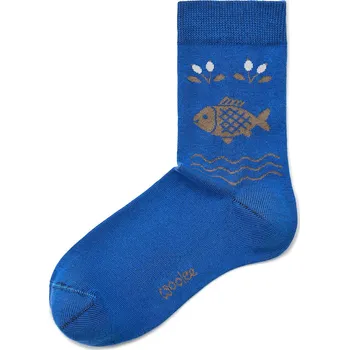 Oblečení a móda Vlnka Dětské vánoční bavlněné ponožky kapr velikost ponožek 25-29