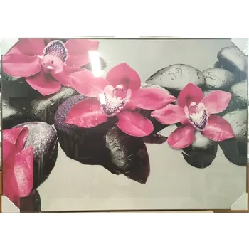 Obraz Bondecor Obraz "Orchidej pink" - tisk na papír na MDF desku,100x70cm