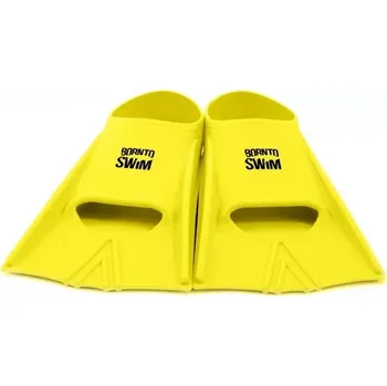 Ploutve Born To Swim Plavecké ploutve - Silicone Short Training Fins HAPPY JR 33/35 Žlutá YL
