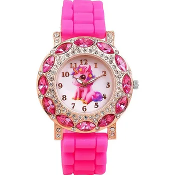 Hodinky JAVOLI Dívčí analogové hodinky - Jednorožec