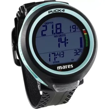 Mares Potápěčský počítač PUCK 4 černá / aqua BKAQ