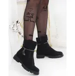 Ctogo GOGO Černé nízké kozačky SG-912-1B Velikost: 40