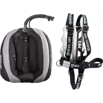 Vodní sport Mares XR Křídlo DONUT 20L a 24L - Backplate nerezový s postrojem 24 L Nerezový 6 mm