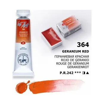 Výtvarná barva White nights akvarel 2,5ml – 364 červeň geranium