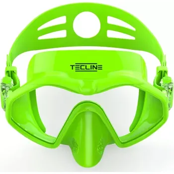 Potápěčská maska Tecline Potápěčská maska ​​Frameless Zelená