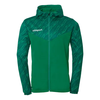 Pánská mikina Uhlsport Progressive 28 Multi Hood Jacket zelená UK Junior XL