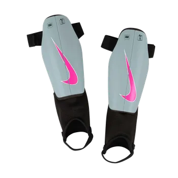 Fotbalový chránič Nike Charge světle modrá/růžová UK Junior L