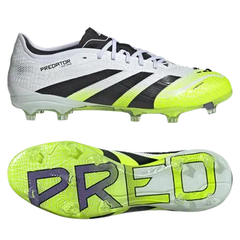 Kopačky Adidas Predator Pro FG bílá/černá/žlutá EUR 42 2/3