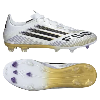 Fotbal Adidas F50 League FG/MG bílá/černá/zlatá EUR 44 2/3