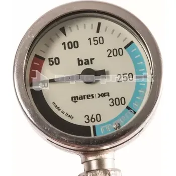 Tlakoměr Mares XR Tlakoměr SPG52 O2 - 15cm gumová hadice PSI