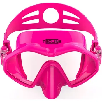 Potápěčská maska Tecline Potápěčská maska ​​Frameless růžová