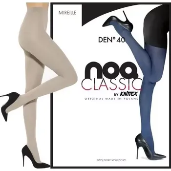 Dámské punčochy Dámské punčocháče Mireille NOQ 40 DEN - 2 (S) / cappuccino