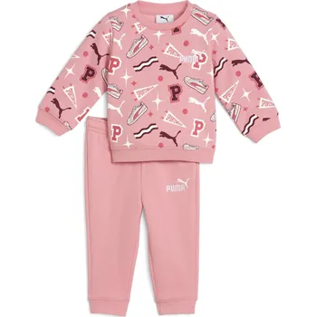 PUMA Dětská sportovní souprava fleece Minicats PUMA RŮŽOVÁ
