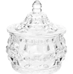 Skleněná úložná dóza na curovinky - Ø 10*11 cm 232394194