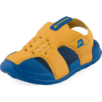 Chlapecké sandály Dětské letní sandály ALPINE PRO BREDO banana ALPINE PRO modrá | žlutá | hořčicová 2028024