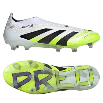 Kopačky Adidas Predator Elite Laceless FG bílá/černá/žlutá EUR 42 2/3