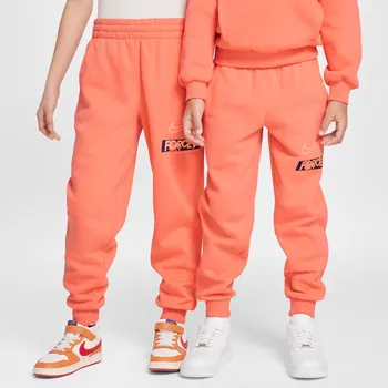 Pánské kalhoty Nike Erling Haaland Club Fleece červená UK Junior S