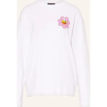 Dámské tričko Marc Jacobs Dámské Tričko S Dlouhým Rukávem Daisy, bílá, 36