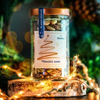 Nutsman Vánoční směs oříšků SKLO 500 g