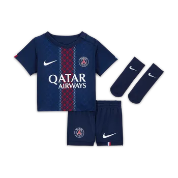 Nike PSG domácí 2025/2026 tmavě modrá/červená UK 6/9 měsíců