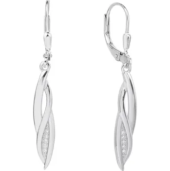 Náušnice JKB Jewel Stříbrné visací náušnice se zirkony Vivien