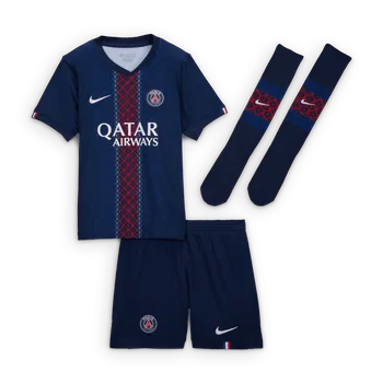 Nike PSG domácí 2025/2026 tmavě modrá/červená UK Baby L