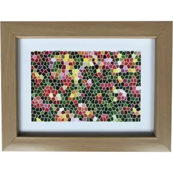 Rám na obraz Fotorám plast PLF 1913 hladký - světlé dřevo Barva: Světlé dřevo, Velikost: 40x50