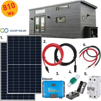 solární set 810Wp sestava - 2x panel CECEP - TOP výkon