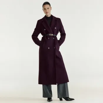 Dámský kabát Reserved - Kabát z vlnou Bellandi - bordó - 729AY-53X - 729AY-53X-S