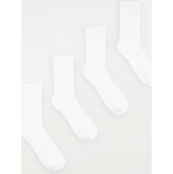 Reserved - Sada 4 párů ponožek - bílá - 2742Y-00X - 2742Y-00X-43R-5
