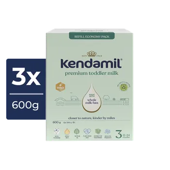 Kojenecká výživa Kendamil Premium 3 Box 12-24m 3x600 g