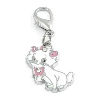 Přívěsek na obojek - kočička bílá - doprava zdarma od 2 000 Kč