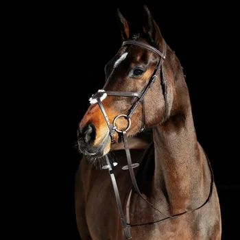 Uzdečka HORZE Prescott kožená hnědá 4/x-full - doprava zdarma od 2 000 Kč