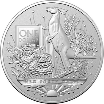 Stříbrná mince Australia´s Coat of Arms - New South Wales 1 Oz 2022 (2.)