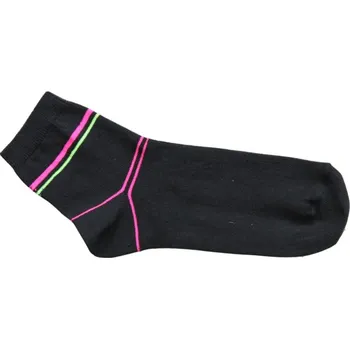 Ponožky PONDY kotníkové Neon proužky bílé 37-38 - doprava zdarma od 2 000 Kč