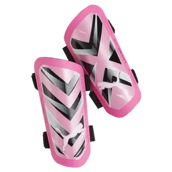 Fotbalový chránič Puma ULTRA Light Strap růžová/černá UK XL