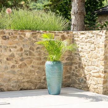 Květináč Keramický Květináč Provencelia modrý 69 cm x 36 x 69 cm