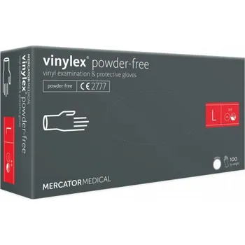 Vyšetřovací rukavice Mercator Medical Vinylex vinylové nepudrované 100 ks