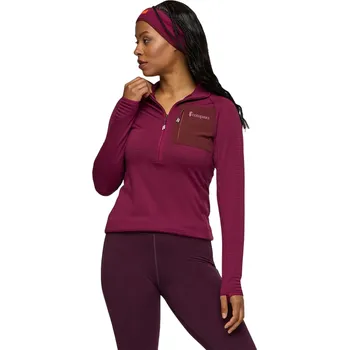 Dámská mikina Cotopaxi W'S Otero Fleece Half-Zip Pullover Velikost: M / Barva: vínová