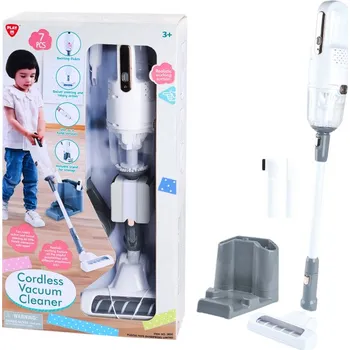 PLAYGO - Bezdrátový vysavač na baterie bílý 7 ks