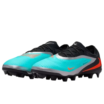 Kopačky Nike Phantom 6 Low Pro FG/MG stříbrná/černá/tyrkysová EUR 38 1/2
