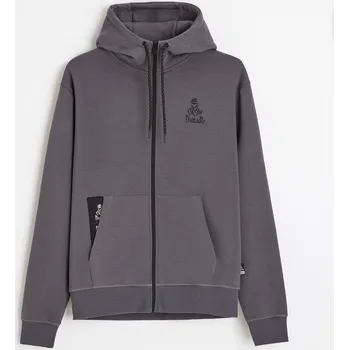 Pánská mikina DAKAR mikina DKR ZIP H25 graphite - XL