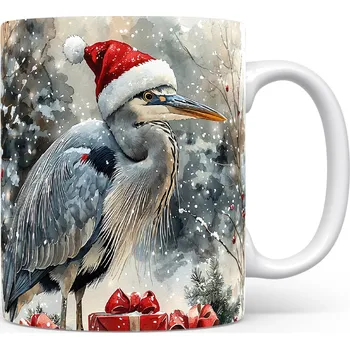 Hrnek s plameňákem v čepici