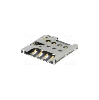 Konektor pro karty Micro SIM push-pull SMT PIN 8