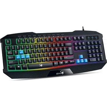 Klávesnice Genius GX GAMING K215 Scorpion klávesnice, drátová, USB, černá, CZ+SK layout