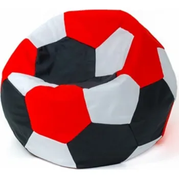 Dámské sako Sako bag pouffe míč bílo-černo-červený XL 120 cm