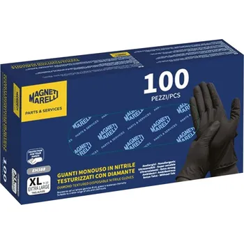 Nářadí pro automobil M 100 KS. Nitrilové rukavice černé