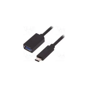 Elektrická zásuvka Kabel USB 3.0,USB 3.1 USB A zásuvka, USB C vidlice 500mm