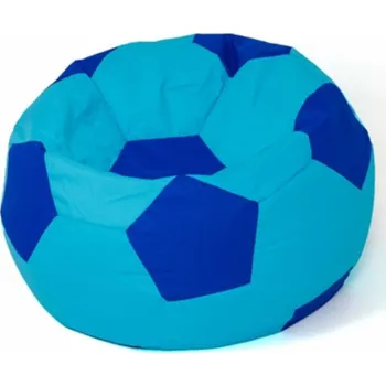 Dámské sako Sako taška pouffe koule modrá- chrpa L 80 cm